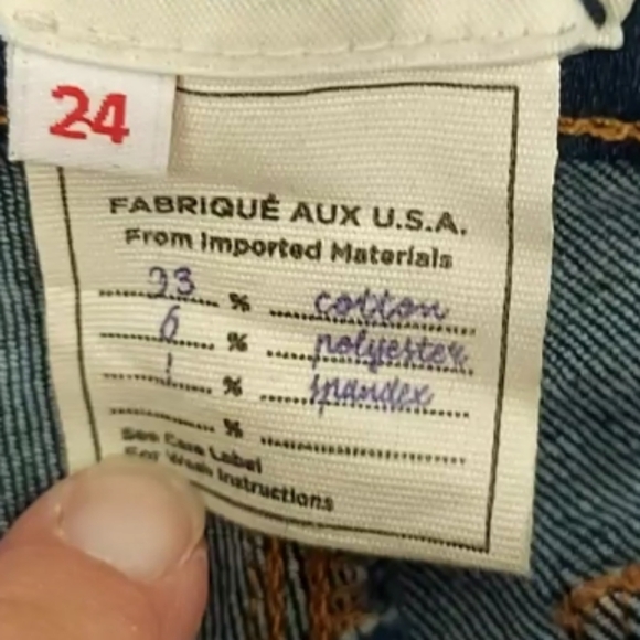 L’agence Zeppelin High Rise Skinny Jeans In Rinse Wash Size 24 - Picture 9 of 9